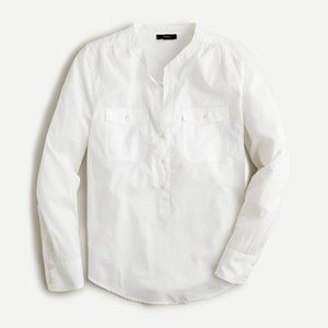 NWT J.Crew Garment Dyed Pop-over
